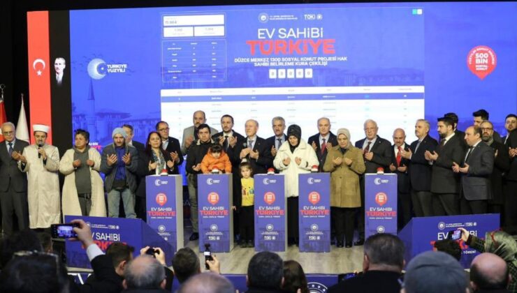 Düzce’de TOKİ Kuraları Çekildi: 2 Bin 470 Aile Ev Sahibi Oldu