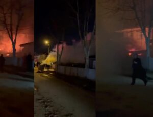 Düzce’de Korku Dolu Anlar: Alevler Kulübeyi Sardı, Ekipler Seferber Oldu