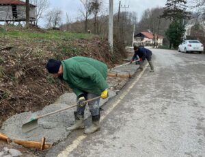 Kurtsuyu Köyü’nde Altyapıyı Güçlendirecek Beton V Kanal Çalışmaları Başladı