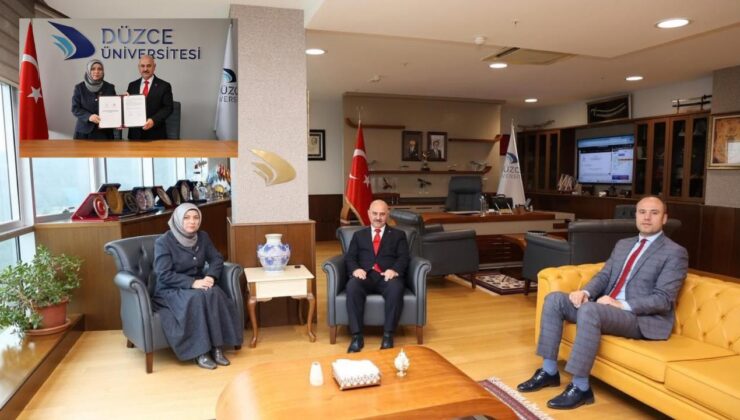 Düzce’de Üniversite ve Milli Eğitimden Öğrencilere Destek