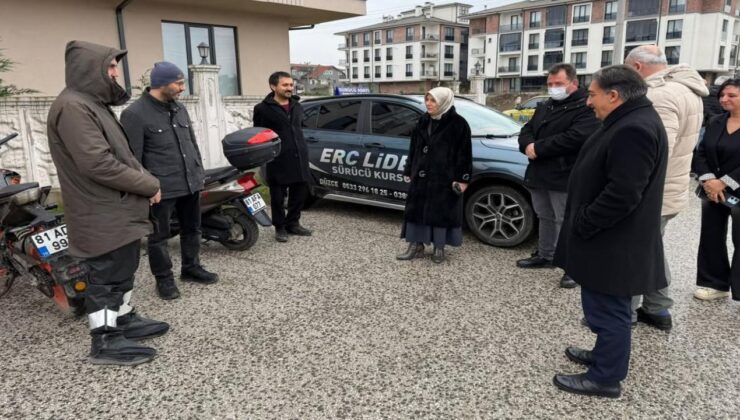 Düzce İl Millî Eğitim Müdürü Gülşen Özer, Sürücü Kurslarını İnceledi