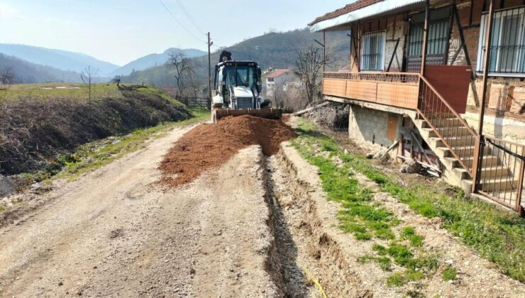 Yığılca Karakaş Köyü’nde Yol Bakım Çalışmaları Tamamlandı