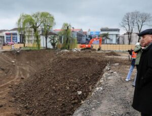 Düzce’de Anıt Eser Kültür Evi İçin İlk Kazma Vuruldu