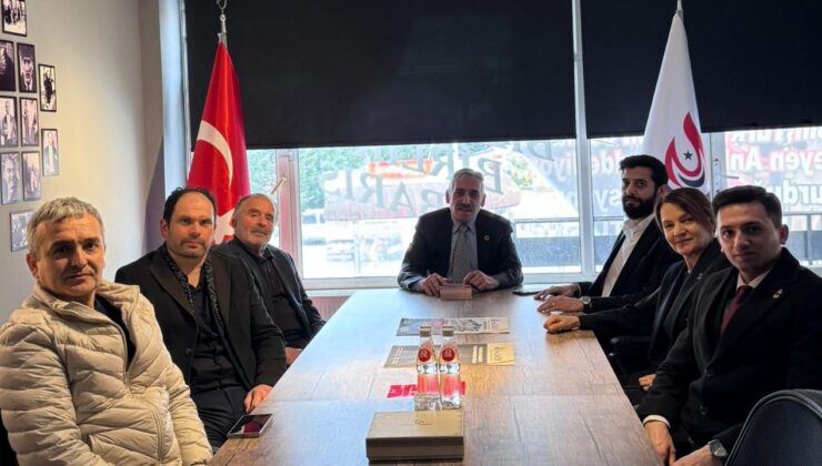 BTP Heyeti Zafer Partisi Düzce İl Başkanlığı’nı Ziyaret Etti