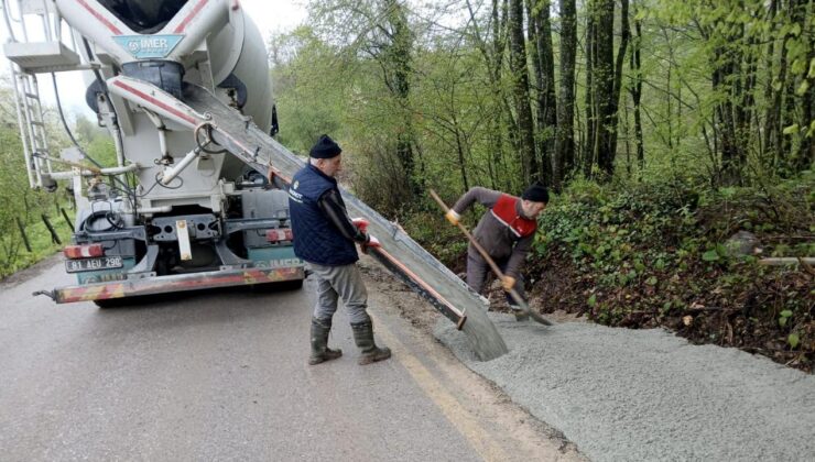 Aydınpınar Köyü’nde Altyapı Çalışmaları Sürüyor