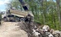 Cumayeri’nde Heyelan Bölgesinde Yol Güvenliği Çalışmaları Sürüyor