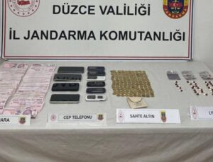 Düzce’de Sahte Altın Operasyonu: 4 Şüpheli Yakalandı
