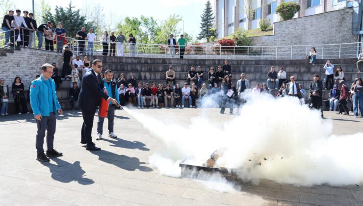 Düzce Üniversitesi’nde İş Güvenliği Seferberliği: Hayat Kurtaran Bilgiler Paylaşıldı