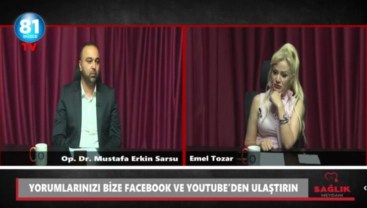 81 Düzce TV’de Sağlık Meydanı Programında Op. Dr. Mustafa Erkin Kadın Sağlığını Anlattı