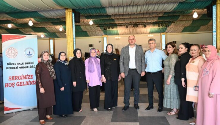 Beyköy’de El Emeği Ürünler Yıl Sonu Sergisinde Beğeni Topladı