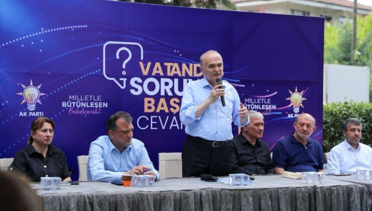 Başkan Faruk Özlü Gökçe Mahallesi’nde Vatandaşlarla Buluştu