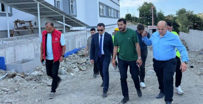 Kaymakam Uzan Eğitim Yatırımlarını Yerinde İnceledi
