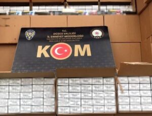 Düzce’de Kaçakçılara Geçit Yok: Binlerce Kaçak Ürün Ele Geçirildi