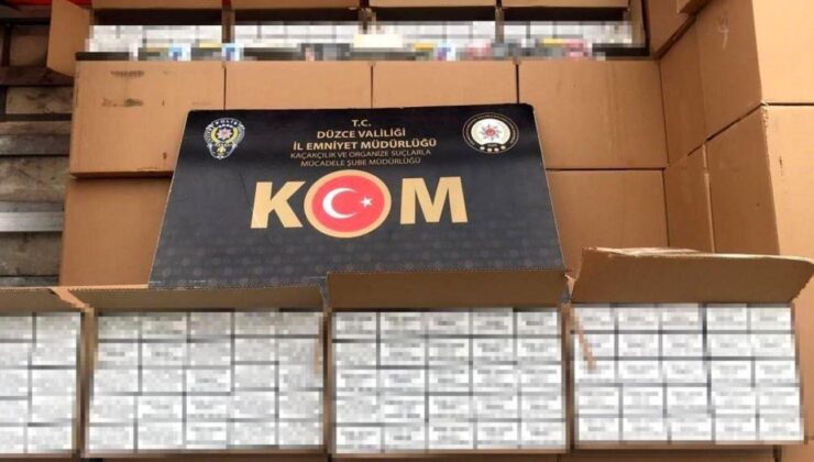 Düzce’de Kaçakçılara Geçit Yok: Binlerce Kaçak Ürün Ele Geçirildi