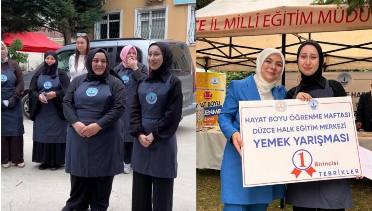 Düzce’de Birincilik Gözyaşlarıyla Geldi: Hayrunisa Aslan Duygusal Anlar Yaşadı