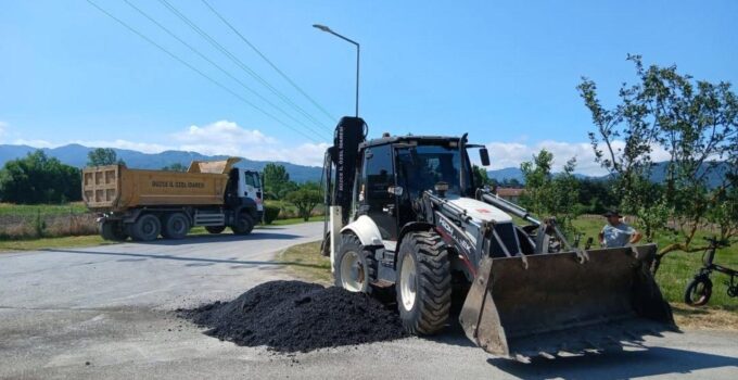 Çaybükü Köyü’nde Asfalt Yama Çalışmaları Tamamlandı