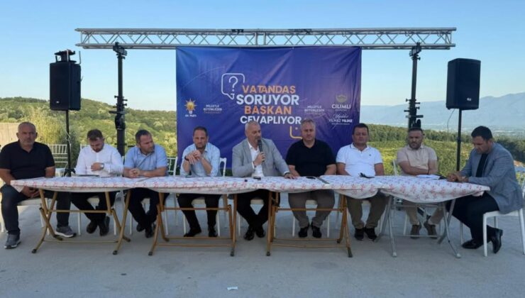 Çilimli’de “Vatandaş Soruyor, Başkan Cevaplıyor” Buluşması Gerçekleşti