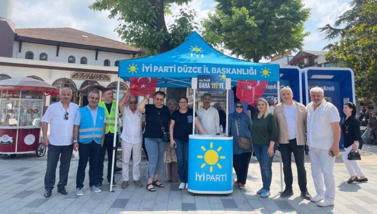 İYİ Parti Düzce İl Başkanı Demet Demir Boşver: “Vatandaşın En Büyük Sorunu Geçim Sıkıntısı”