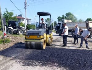 Kahveleryanı Köyü’nde Asfalt Yama Çalışmaları Tamamlandı