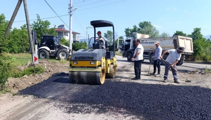 Kahveleryanı Köyü’nde Asfalt Yama Çalışmaları Tamamlandı