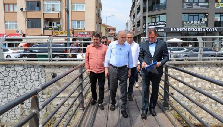 Asar Deresi’nde Değişim Sürüyor: Yaya Köprüleri Yenileniyor