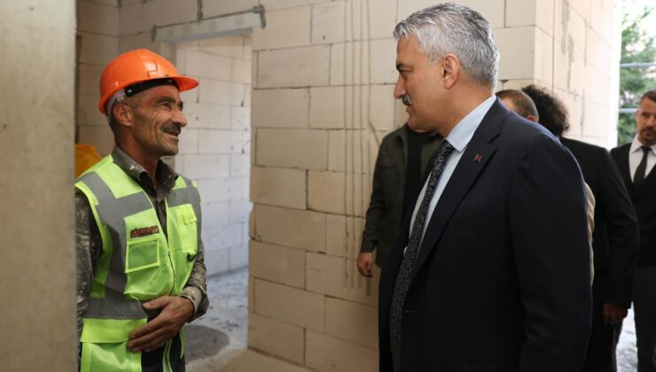 Vali Makas’tan Yeni Aile Sağlığı Merkezi İnşaatına İnceleme
