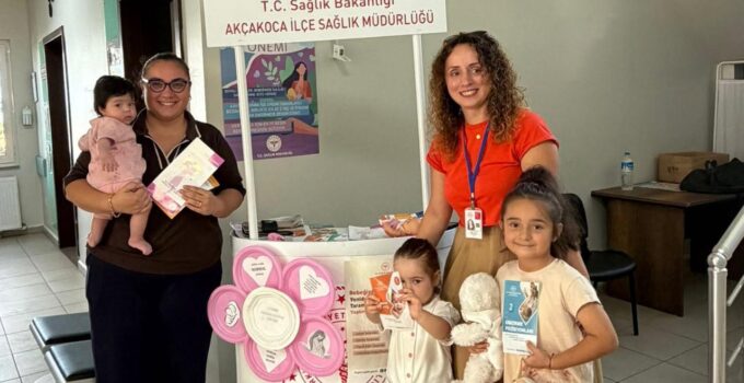 Akçakoca’da Anne ve Çocuk Sağlığı İçin Bilgilendirme Çalışması