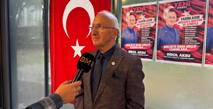 Yeni Parti İl Başkan Adayı Birol Aksu: “Tecrübeme ve Şansıma Güveniyorum”