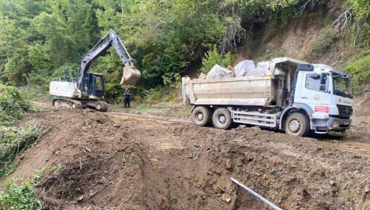 Gümüşova’da Heyelan Bölgesinde Güvenlik Çalışmaları Tamamlandı
